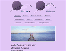 Tablet Screenshot of horizonte-holstein.com